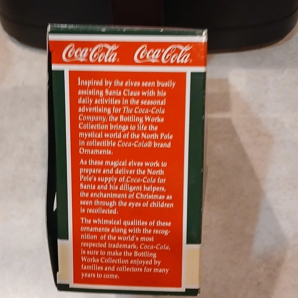 Coca Cola North Pole Express Santa Blimp Balloon Christmas Ornament 1992. NWB